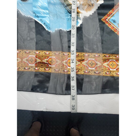 Vintage Shawl Venezia. Venezia Print. Vintage Shawl. Vintage scarf. Italy shawl. - Picture 4 of 5